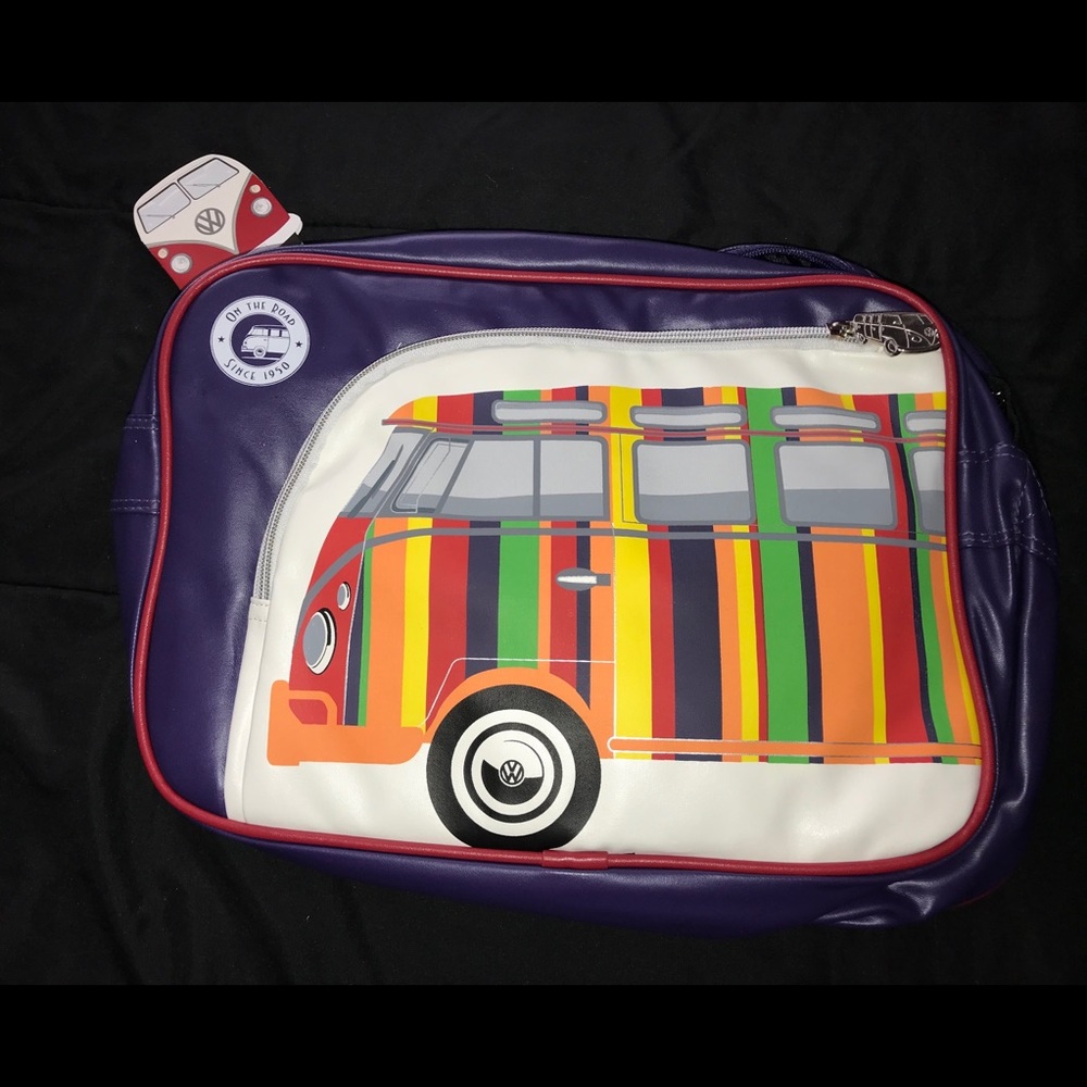 VW Bulli T1 Shoulder bag Purple
